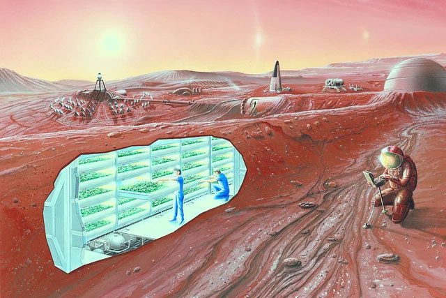 Underground settlements could help us colonize Mars.
