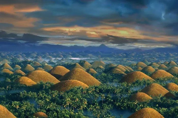 Chocolate Hills.