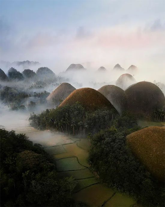 The formation of the Chocolate Hills remains a mystery.