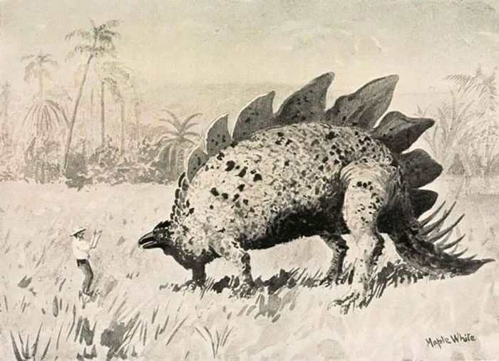 Illustration from Arthur Conan Doyle's The Lost World