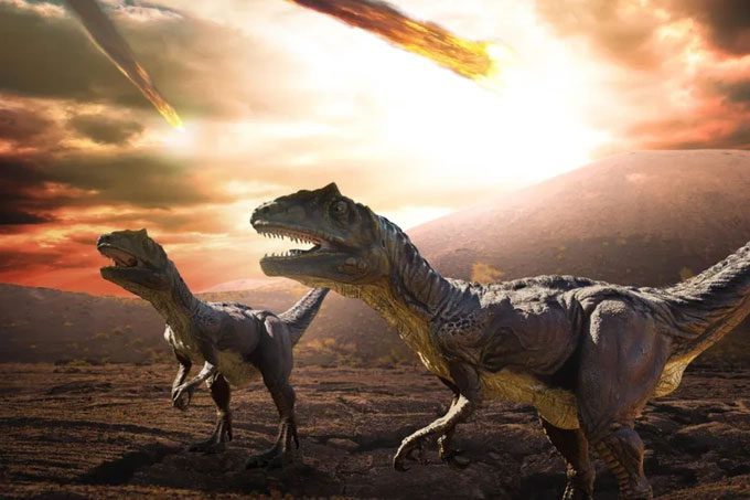 The hypothesis that most experts believe is that an asteroid caused the extinction of dinosaurs.