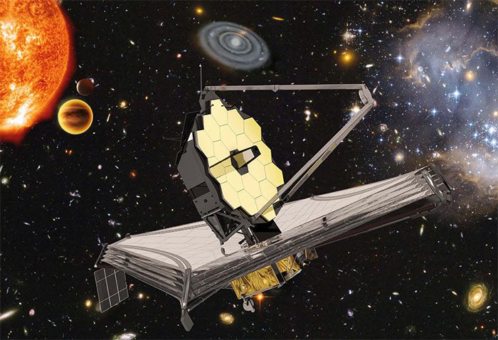 The James Webb Space Telescope launched from French Guiana
