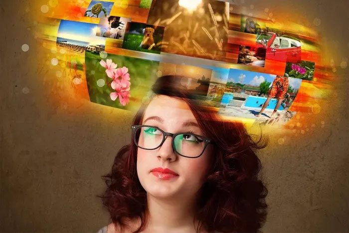 People can store many memories.