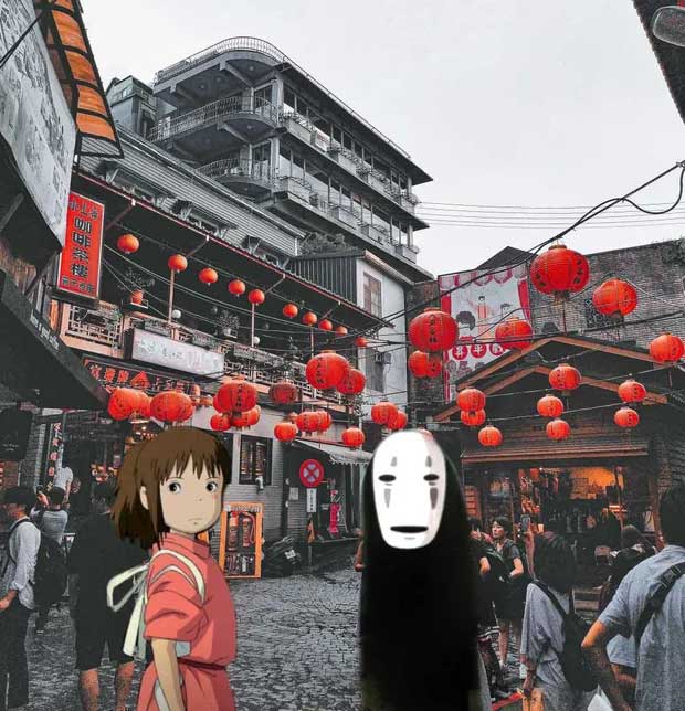 Ghibli animation is said to be inspired by Jiufen.