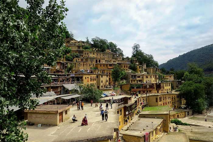 The tiered, multi-level architecture has created a unique identity for the village.