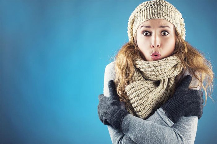 Some people feel colder because they have lower muscle mass relative to their body surface area.