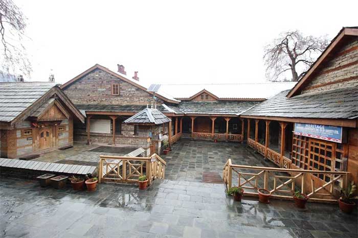 Naggar Castle is a traditional kath kuni style tourist destination.