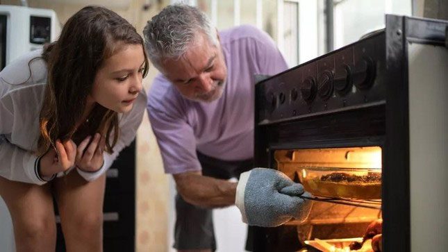 Conventional ovens ensure food is cooked thoroughly and pathogens are eliminated