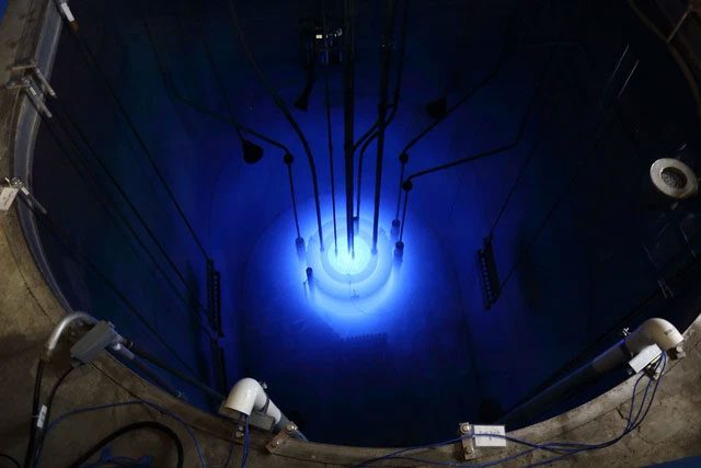 Illustration of a nuclear reactor.