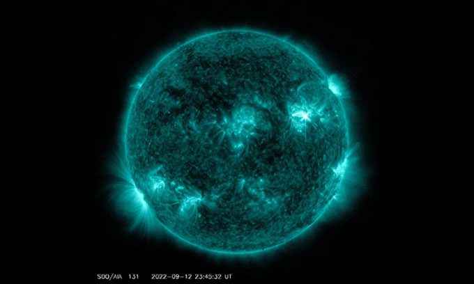 Solar Dynamics Observatory (SDO) captured an image of the Sun on September 12.