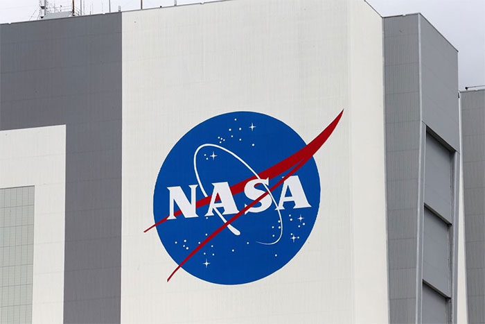 NASA Logo at Kennedy Space Center.