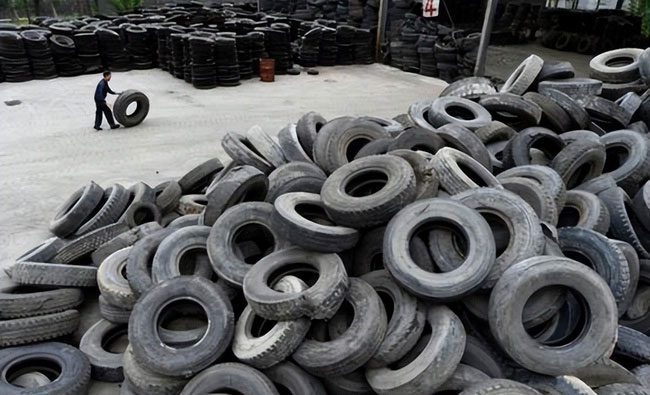 Collected Old Tires