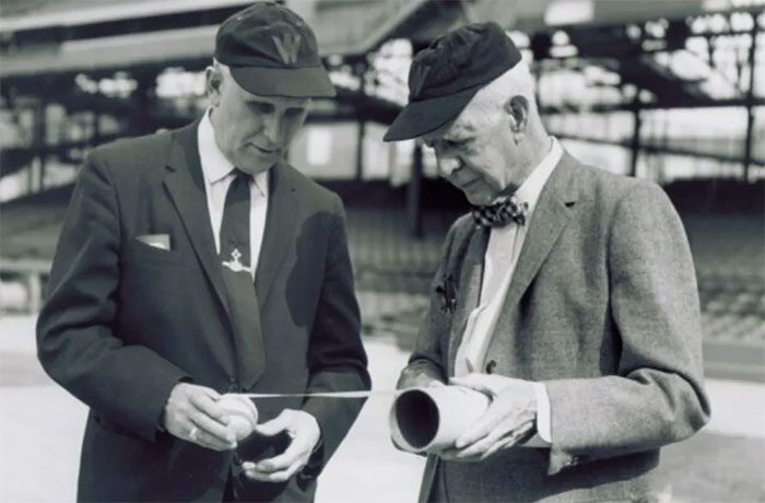 Lyman Briggs conducted baseball experiments in wind tunnels in the 1940s
