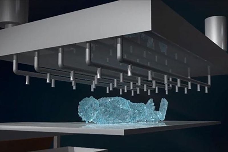 Ice burial