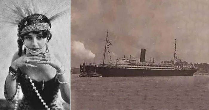 Marie Empress was a British actress who went missing on an ocean liner in 1919.