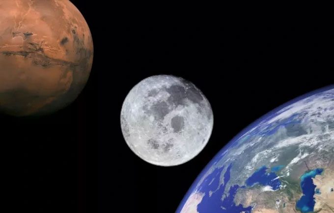 NASA sees the Moon as a stepping stone for humanity's journey to Mars.