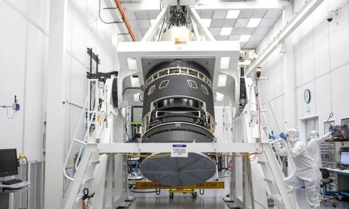 The LSST digital camera at the SLAC laboratory in the U.S.