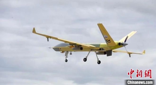 China has deployed two large drones to disperse rainmaking chemicals.