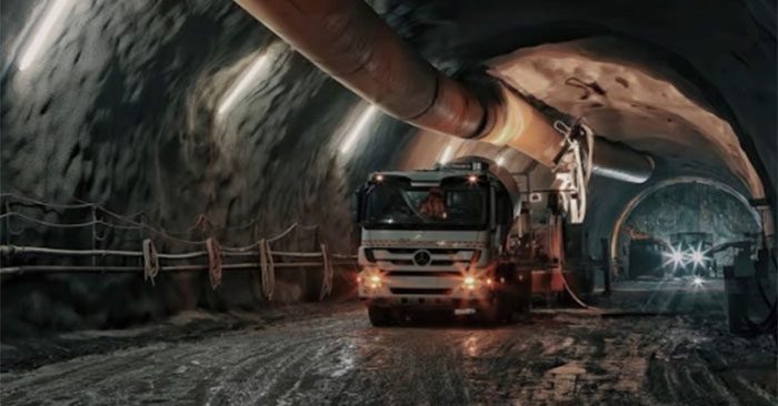SUPL located in an abandoned gold mine