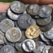metal detector detects 748 gold and silver coins from the ming dynasty and iron 120670
