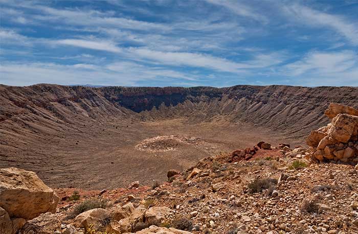 View from near the Chicxulub crater, the remnants of the impact 66 million years ago