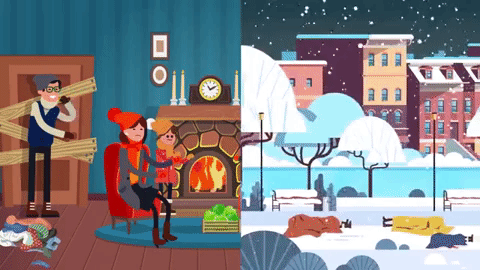 Everywhere would be severely affected by the cold.