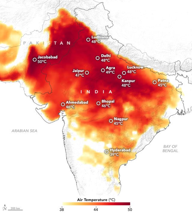 In many localities, the heat has led to school closures