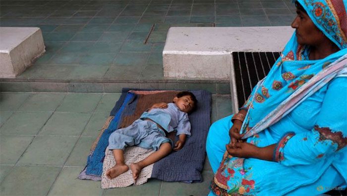 Pregnant women and children facing numerous health issues due to the heat.