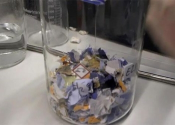 new invention recycling plastic waste into high value fabric 121714