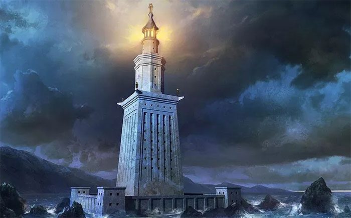 The Lighthouse of Alexandria.