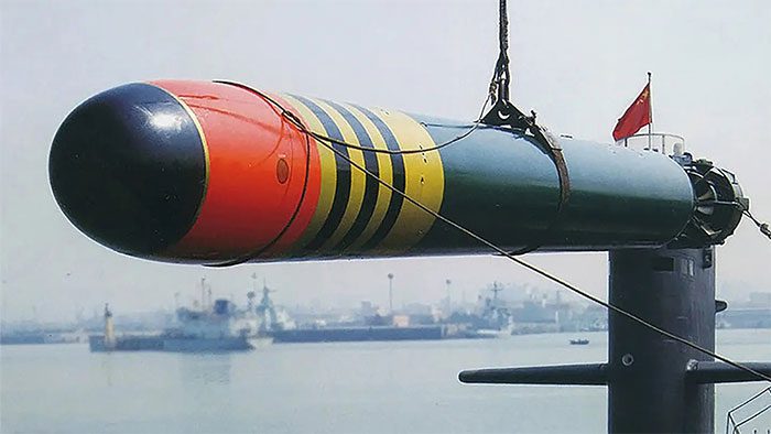 Chinese-flagged torpedo.