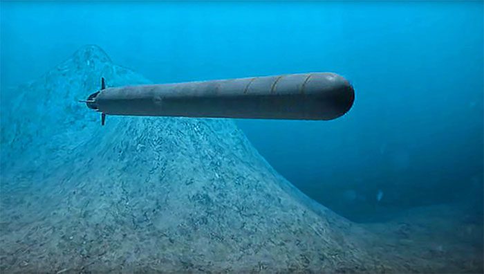 Russian Poseidon nuclear torpedo.