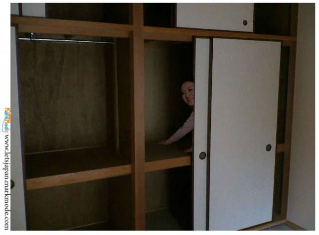 Cupboards for bedding are often larger than regular wardrobes.