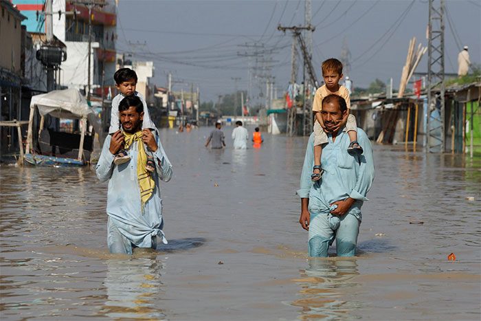 The flooding has affected the lives of over 30 million people in Pakistan.