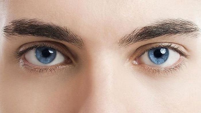 Blue-eyed individuals have only a small degree of change in the amount of pigment in their eyes.