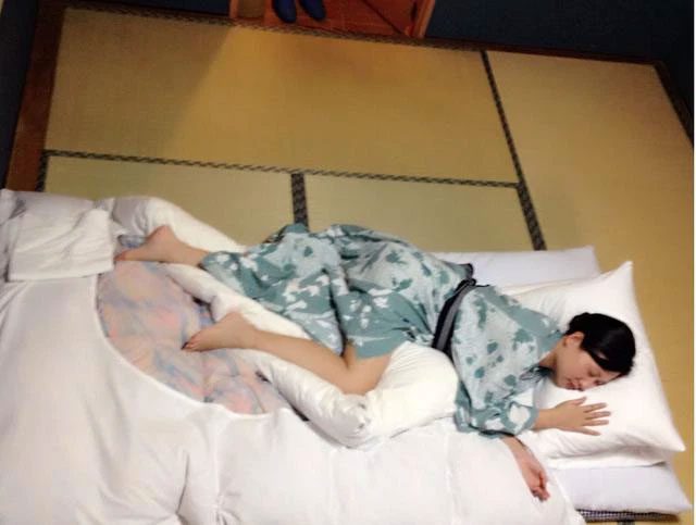 Japanese people often sleep on the floor.