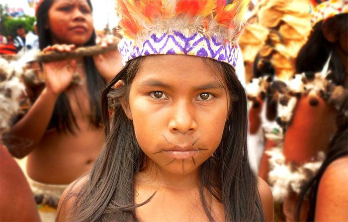 A Ticuna girl.