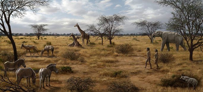 Humans escaped ape-like existence due to breakthrough changes in diet