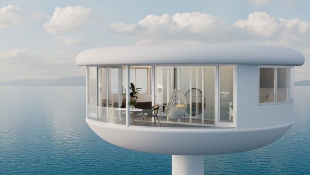 Dutch architect Koen Olthuis is the "father" of the SeaPod floating home.