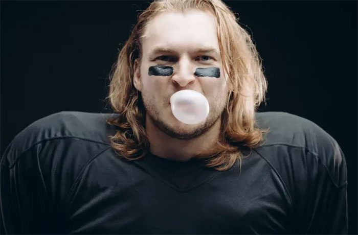 Chewing gum also helps athletes manage anxiety levels.