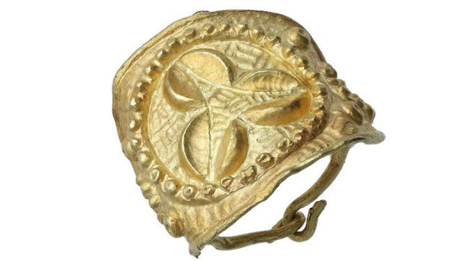 The gold ring may have belonged to a leader of the Corieltauvi tribe.