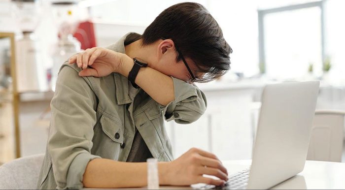 Post-nasal drip is another identifying sign of a sinus infection.