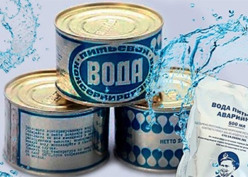 not using plastic bottles russian people using canned drinking water this strange thing will have a taste of what 120468