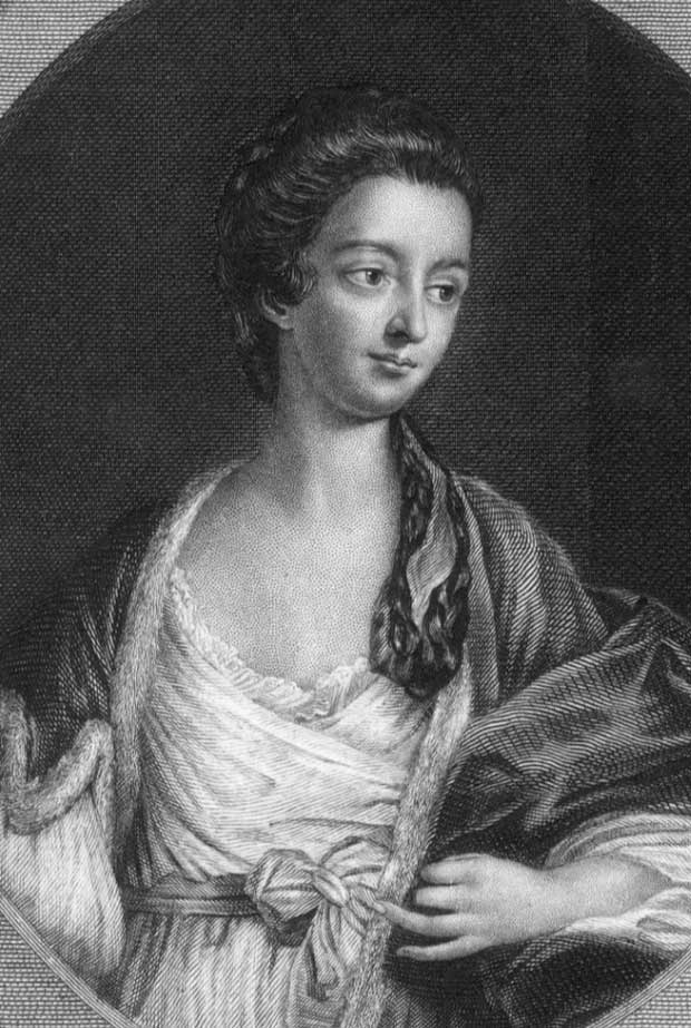 Portrait of "the Most Notorious Countess in England" - Elizabeth Chudleigh.