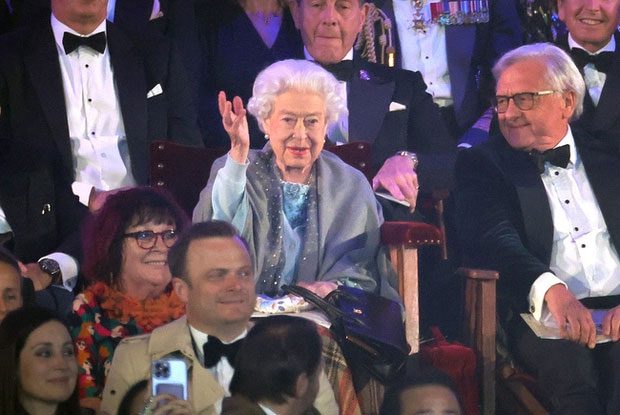 Queen at the first event celebrating the Jubilee on May 15