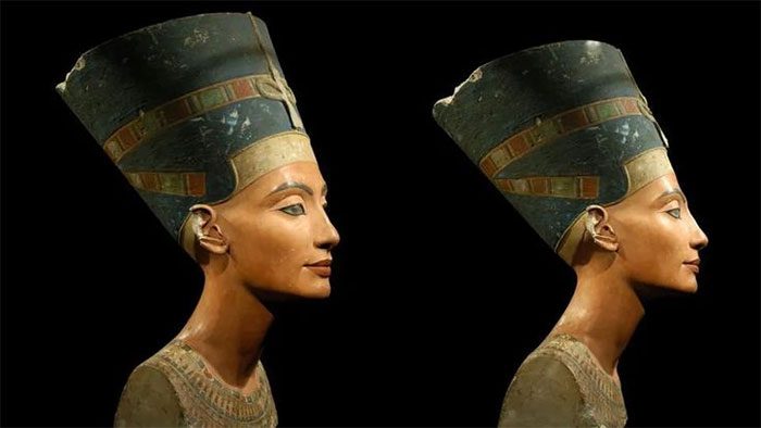Bust of Queen Nefertiti.