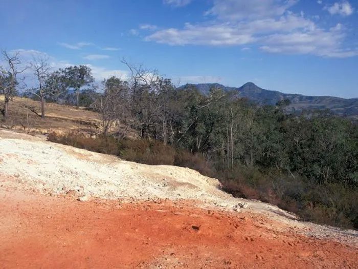 Burning Mountain has become barren due to the underground fire burning for 6,000 years.