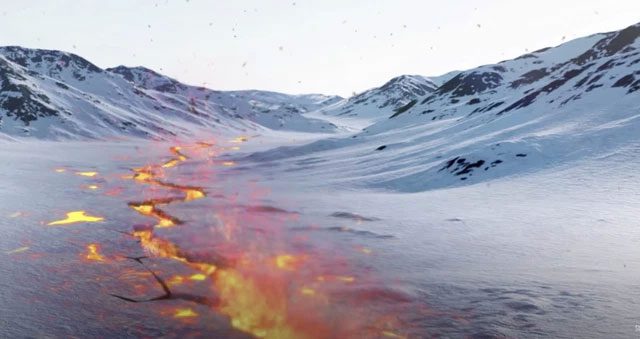 The heat released will melt massive caverns.