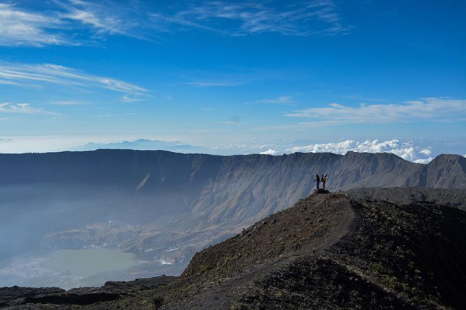 In 1815, the Tambora volcano in Indonesia erupted.