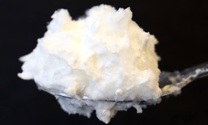 Fungal ovalbumin has a whipped texture similar to egg white powder.